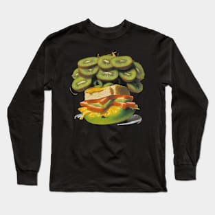 Kiwifruit Sandwich Long Sleeve T-Shirt